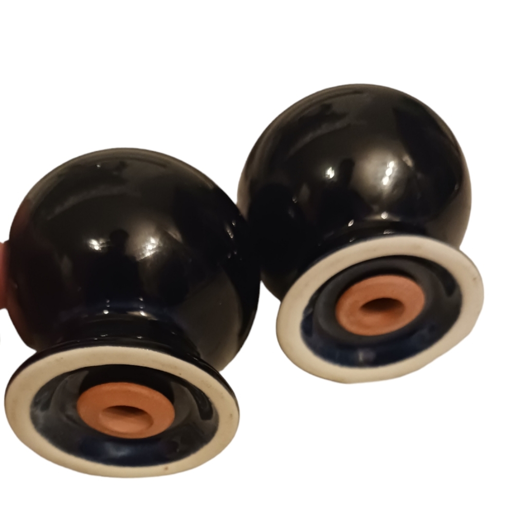 EUC Fiestaware Salt n Peooer Shakers Navy - Picture 3 of 3